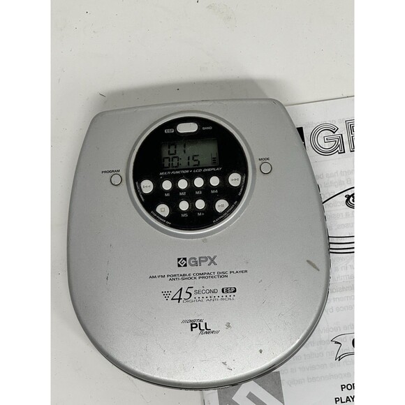 GPX AM/FM Stereo Radio Digital Tuning DBBS Compact CD Disc Player C4050 - Picture 3 of 4